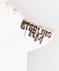 Robbie Manuelito Navajo Sterling Turquoise Kokopelli Motorcycle Rider Bolo Tie - 5