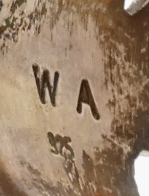 Will Arviso Navajo Sterling Lapis Eagle Adjustable Ring - 7