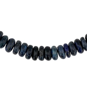 Navajo Sterling Multi-Stone Beaded Necklace