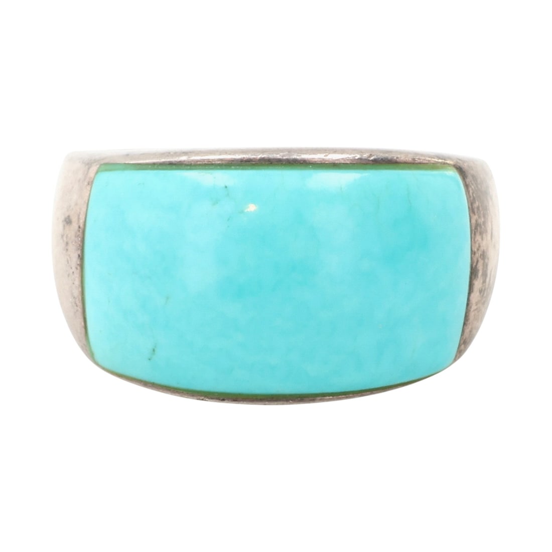 Sally C. Treasures Thailand Sterling Turquoise Ring Sz. 7.5 (1 of 8)