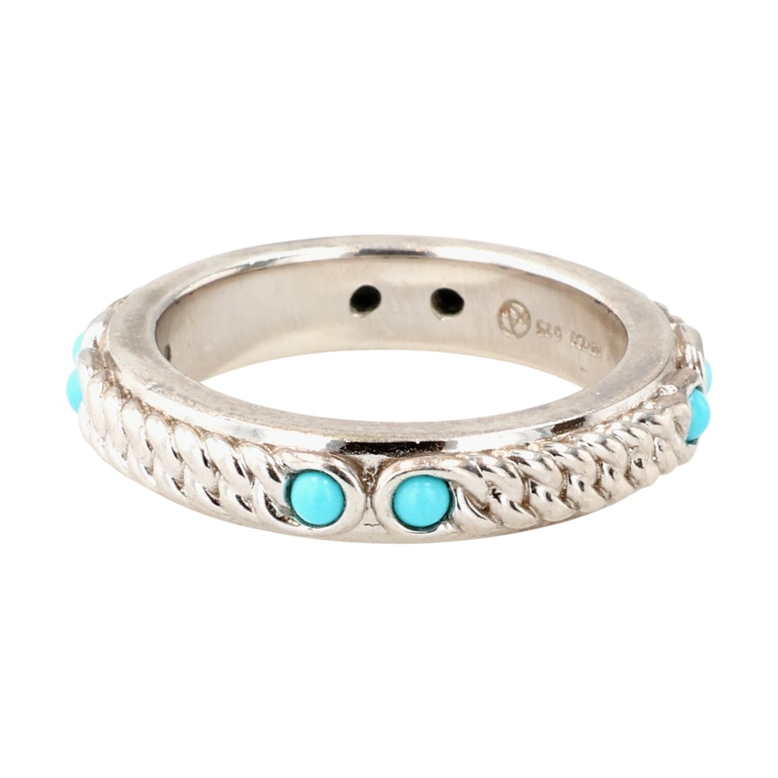 Atelier Mexico Sterling Turquoise Ring Sz 6.5 (1 of 7)