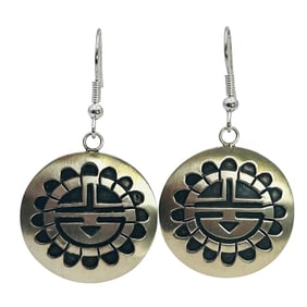 Stanley Gene Navajo Sterling Earrings
