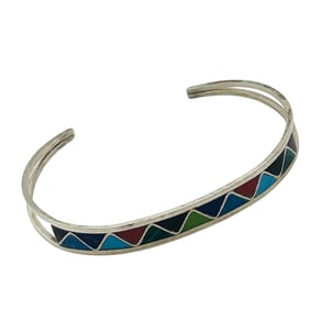 Roger Morgan Navajo Multi-stone Cuff Bracelet