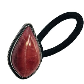 Scott Skeets Navajo Sterling Spiny Oyster Hair Tie