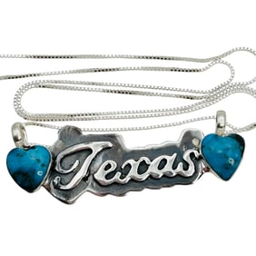 Myra Benally Navajo Sterling Kingman Turquoise Necklace