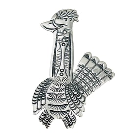 Lambert Perry Navajo Sterling Bird Pin