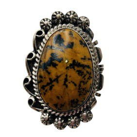 SF Begay Navajo Sterling Jasper Ring