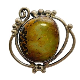 Betta Lee Navajo Sterling Royston Turquoise RIng SZ. 7