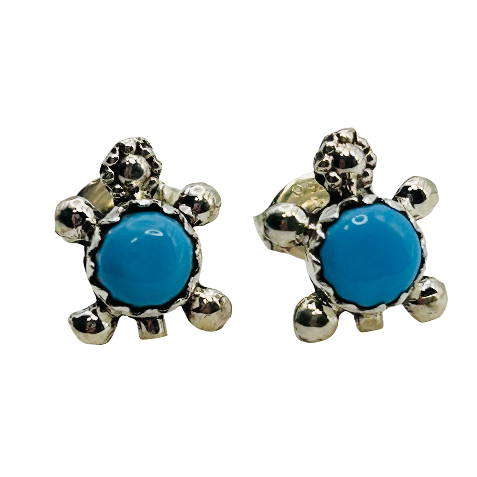 Cyrus Lutse Sterling Turquoise Earrings (1 of 4)