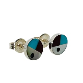 Rebecca Davis Zuni Sterling Studs