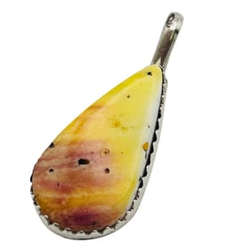 Mildred Parkhurst Navajo Sterling Mookaite Jasper Pendant
