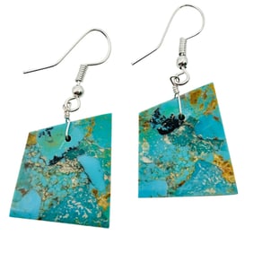 Jameson Pete Navajo Dine Sterling Turquoise Earring
