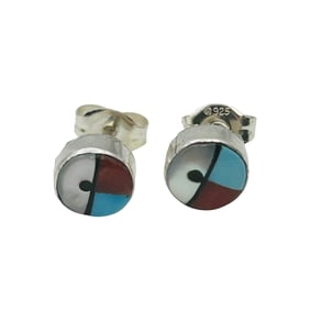 Iris Panteah Zuni Sterling Studs