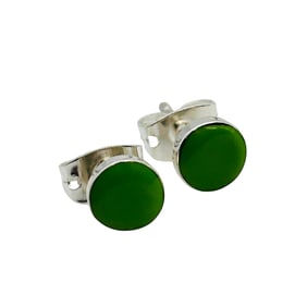 Angie Rosetta Zuni Sterling Gaspeite Earring