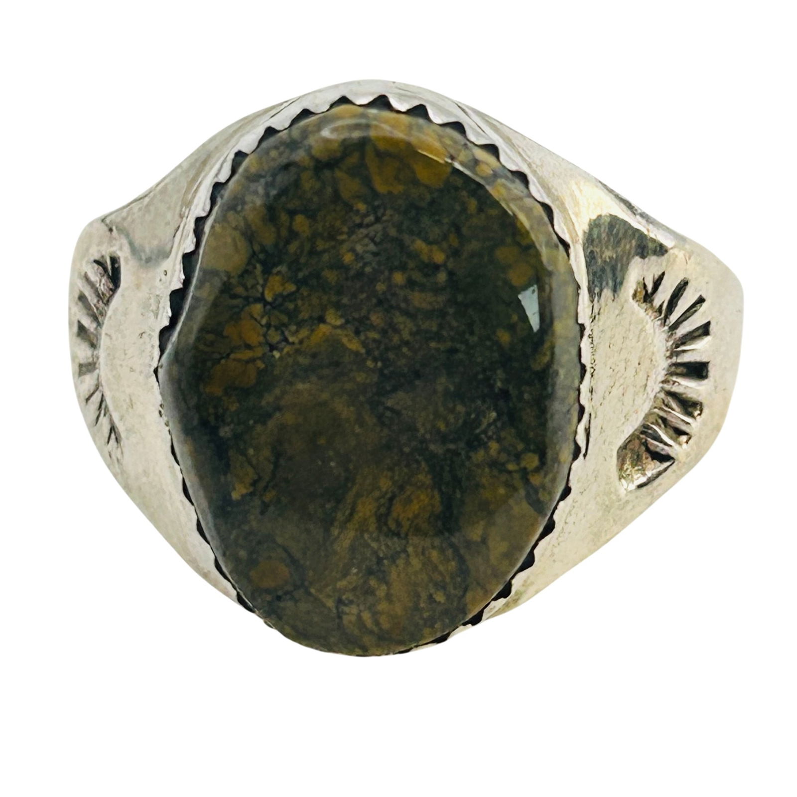 Annie Lincoln Navajo Sterling Royston Turquoise Ring SZ. 10 (1 of 9)