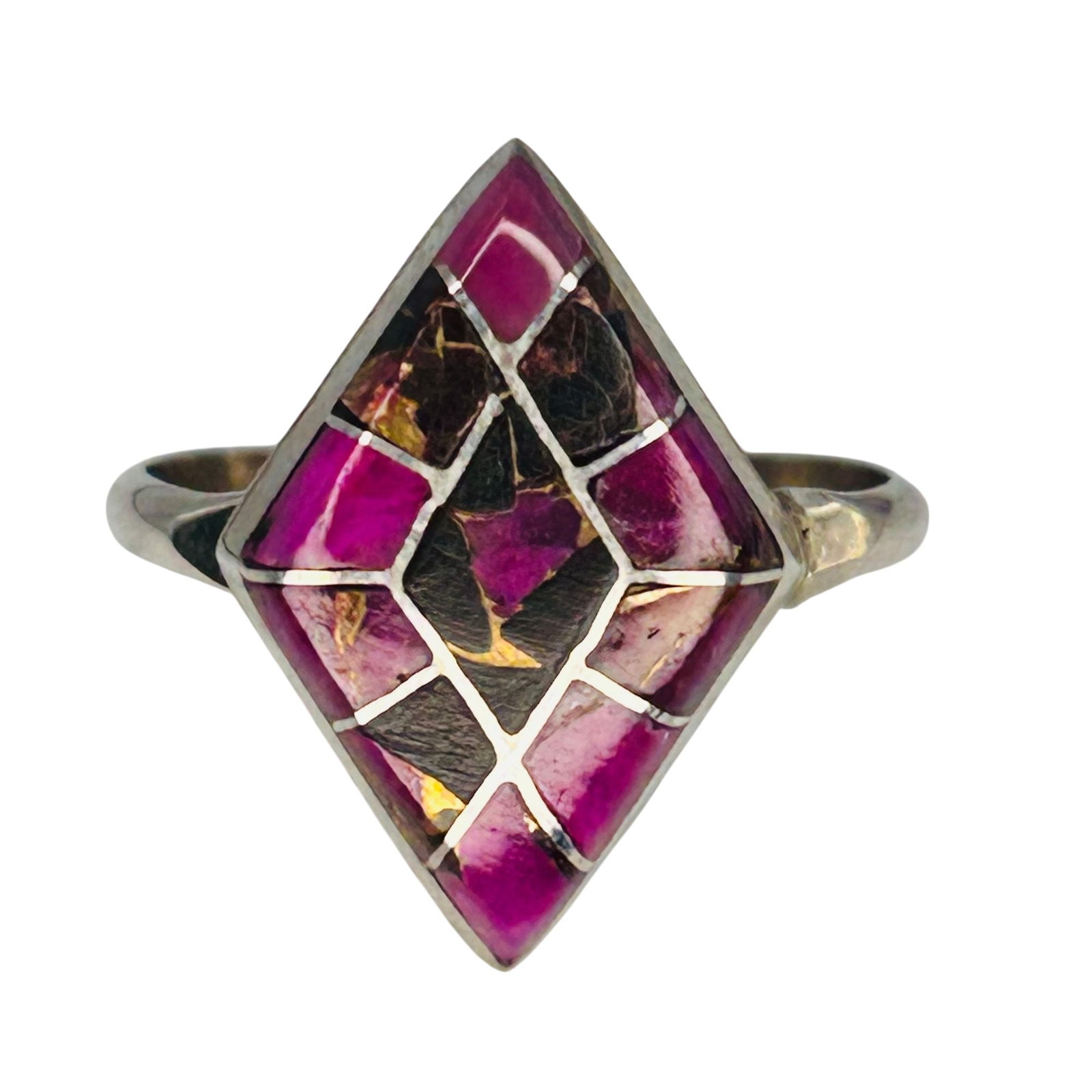 Constance Aepaloose Native Sterling Multi Color Ring SZ.7 (1 of 7)