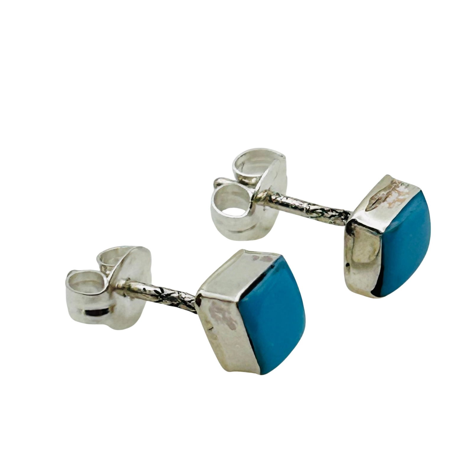 Angie Rosetta Zuni Sterling Turquoise Earrings (1 of 7)