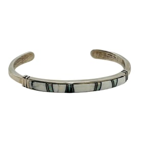 Rick Tolino Navajo Sterling Multi Stone Cuff