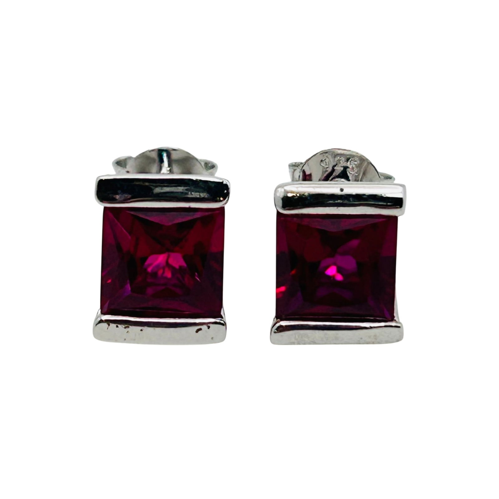 OTC Sterling Ruby Stud Earrings (1 of 7)