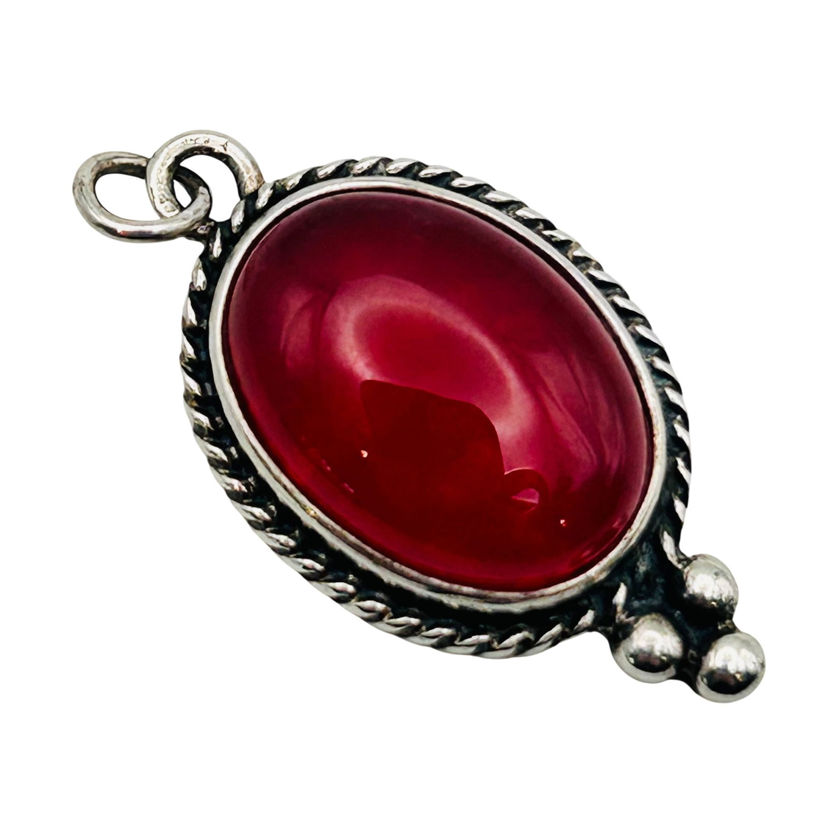 Sterling Carnelian Pendant (1 of 6)