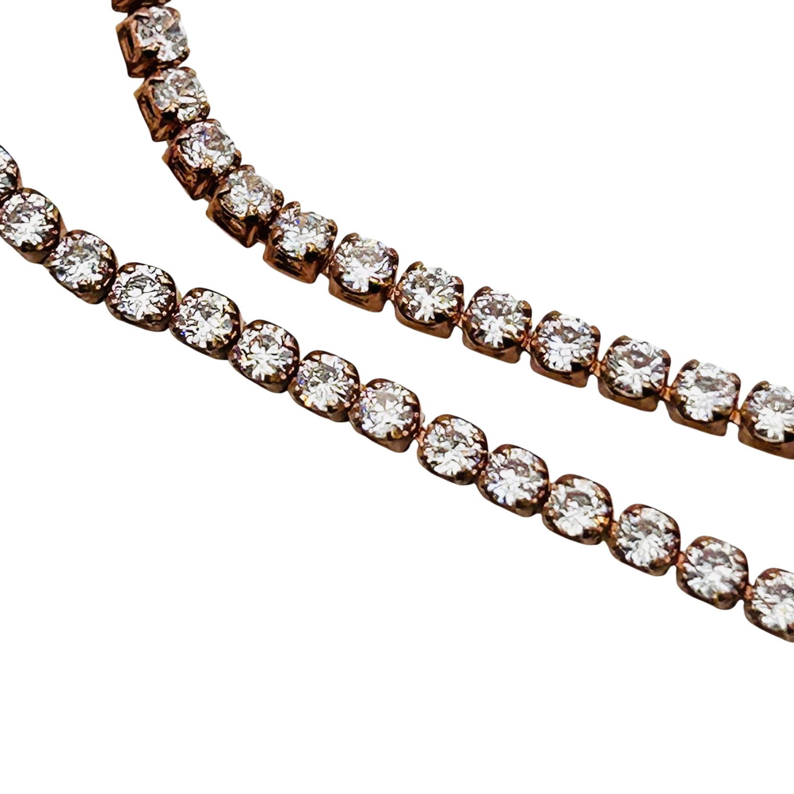 Milor Italy Sterling Cubic Zirconia Tennis Bracelet.: Milor Italy sterling cubic Zirconia tennis bracelet. 3.40g