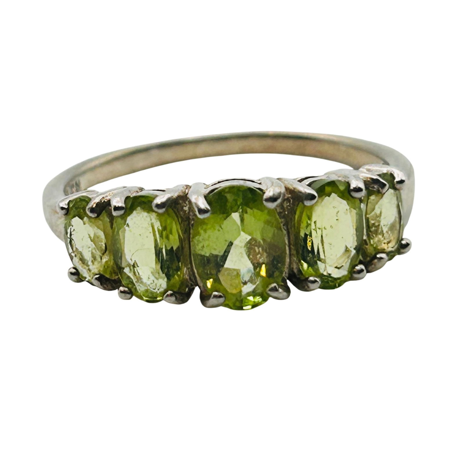 RJ Sterling Peridot Ring. Size 8: RJ Sterling peridot ring. Size 8. 2.60g