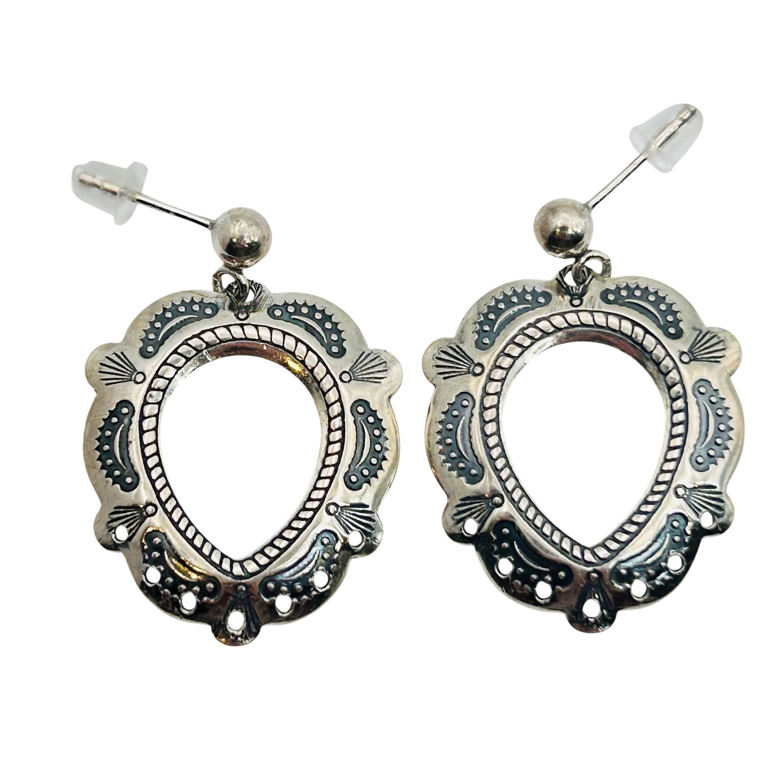 Quoc Trading Sterling Southwest Cut Out Stud Earrings. (1 of 5)