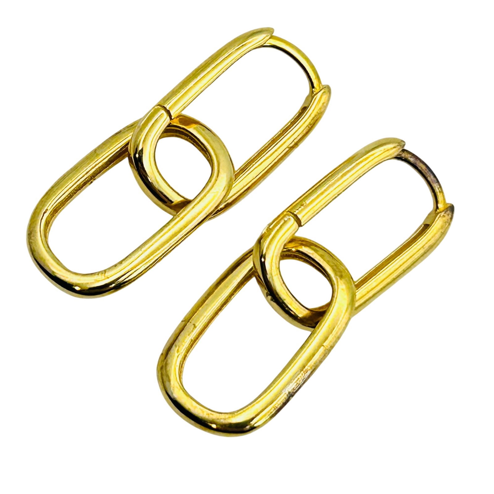 Sterling Double Dangle Earrings: Sterling double dangle earrings. 2.70g