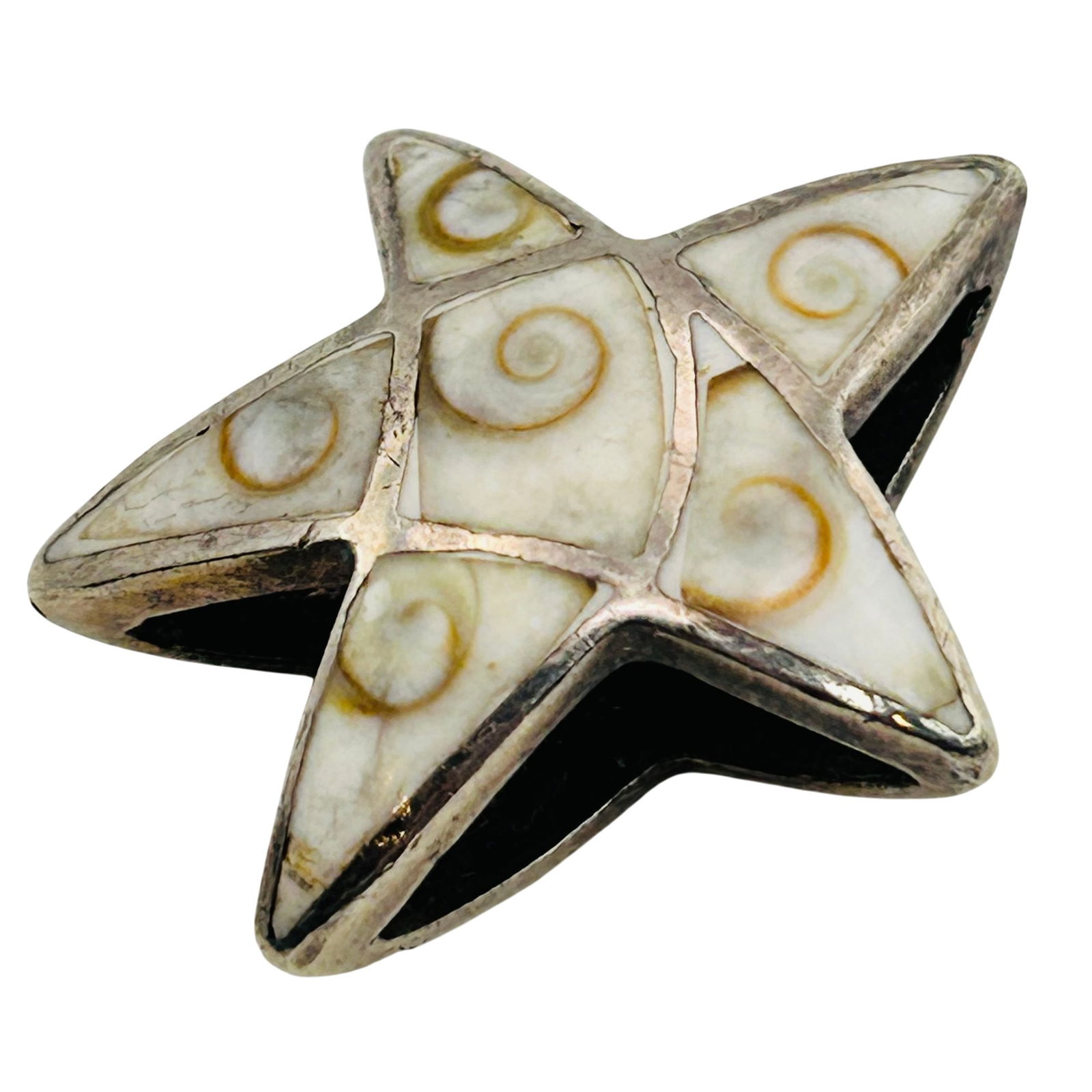Sterling Shiva Shell Starfish Pendant (1 of 6)