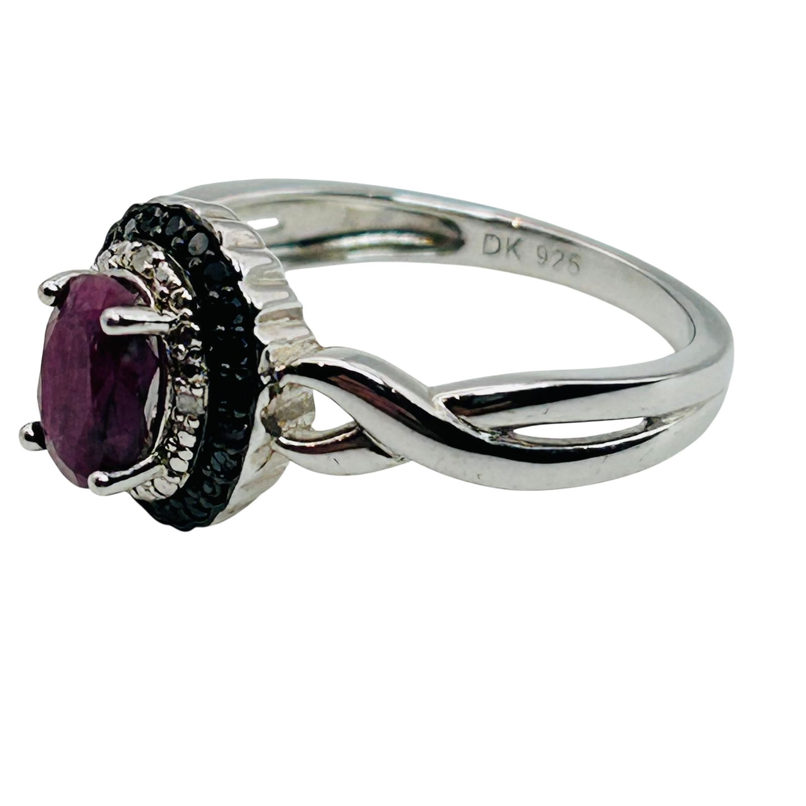 DK Sterling Multi-gem Ring. Size 7 - 7