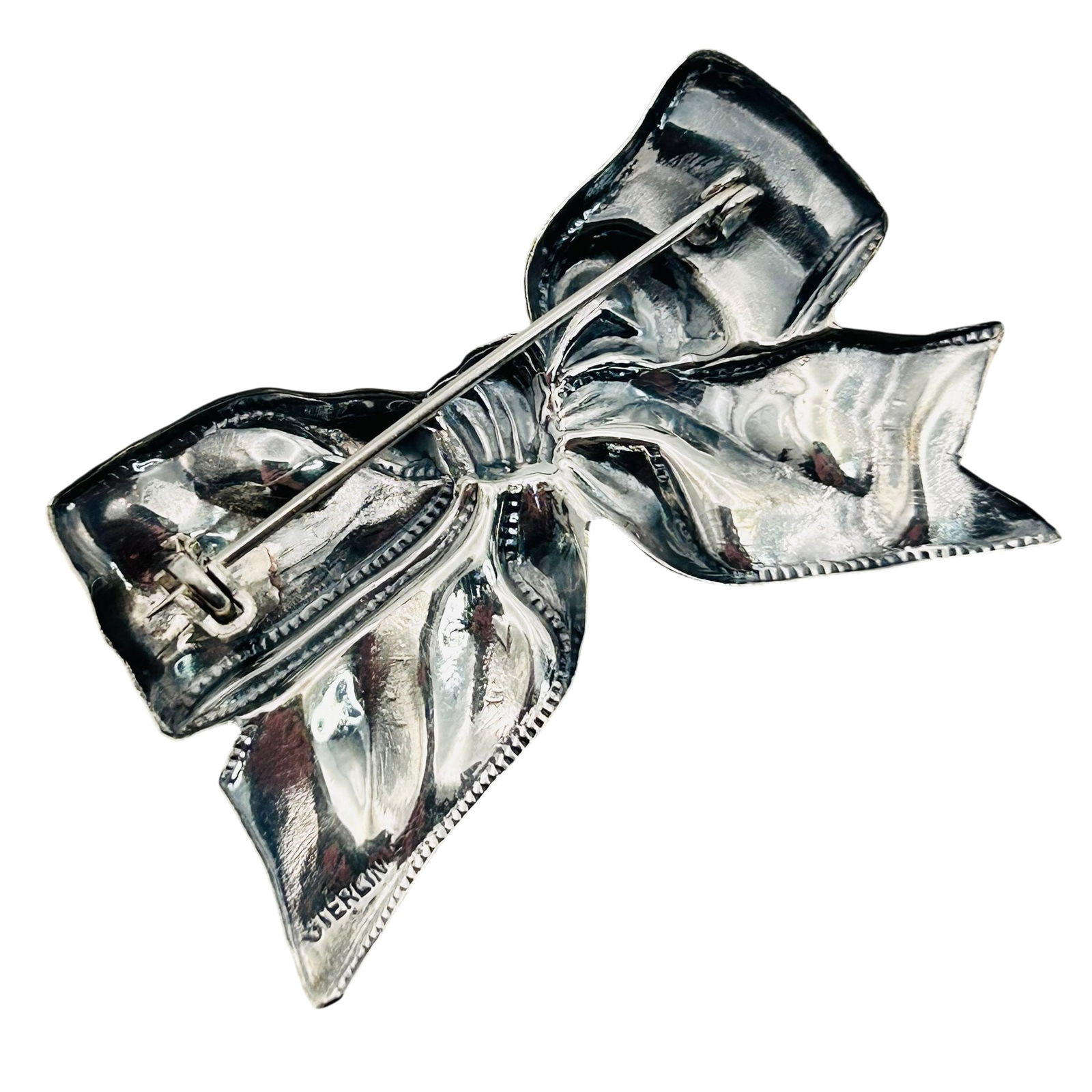 Sterling Bow Pin - 5
