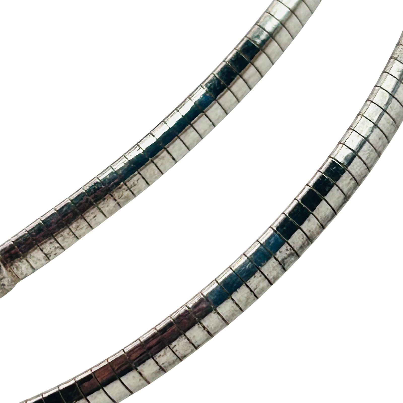 Italy Sterling Flat Snake Chain Necklace (1 of 6)