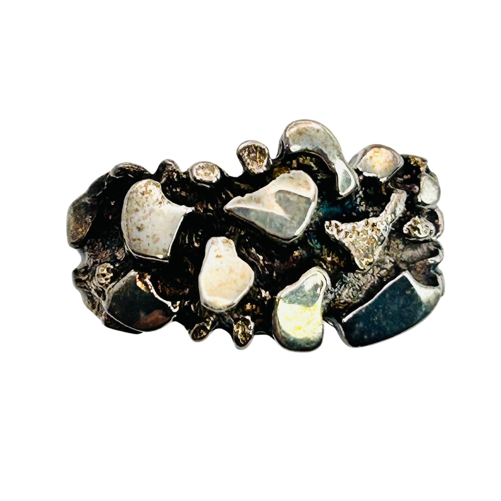 Sterling Modernist Nugget Ring. Size 10: Sterling modernist nugget ring. Size 10. 7.30g