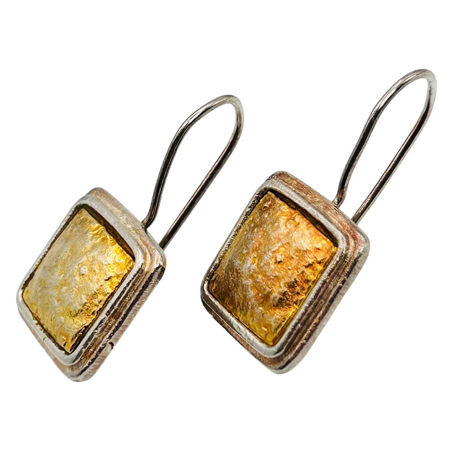 Sterling Square Earrings - 4