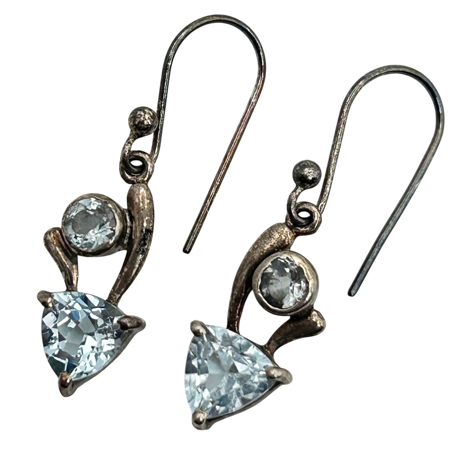Sterling Topaz Dangle Earrings (1 of 6)