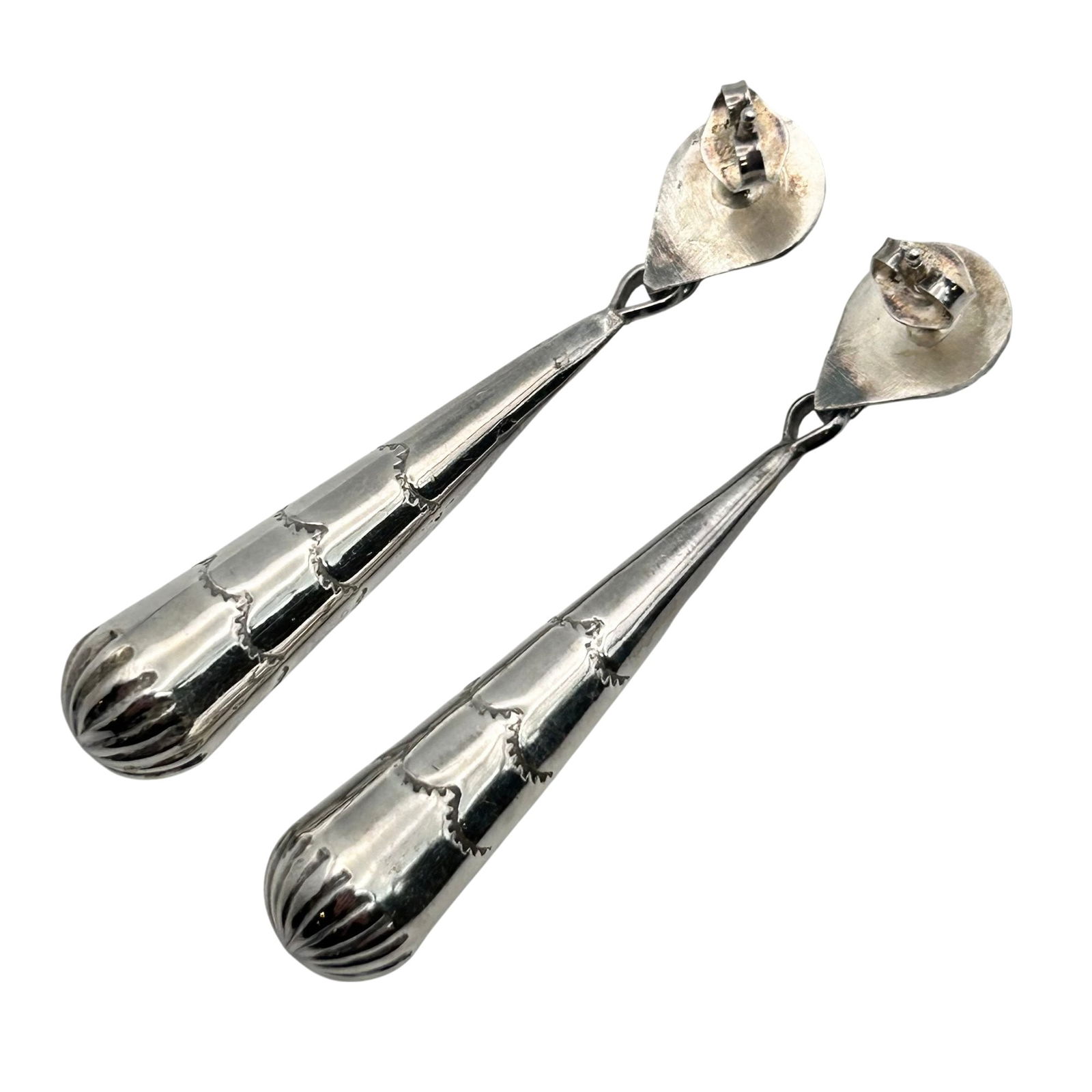 Sterling Dangle Drop Stud Earrings - 5