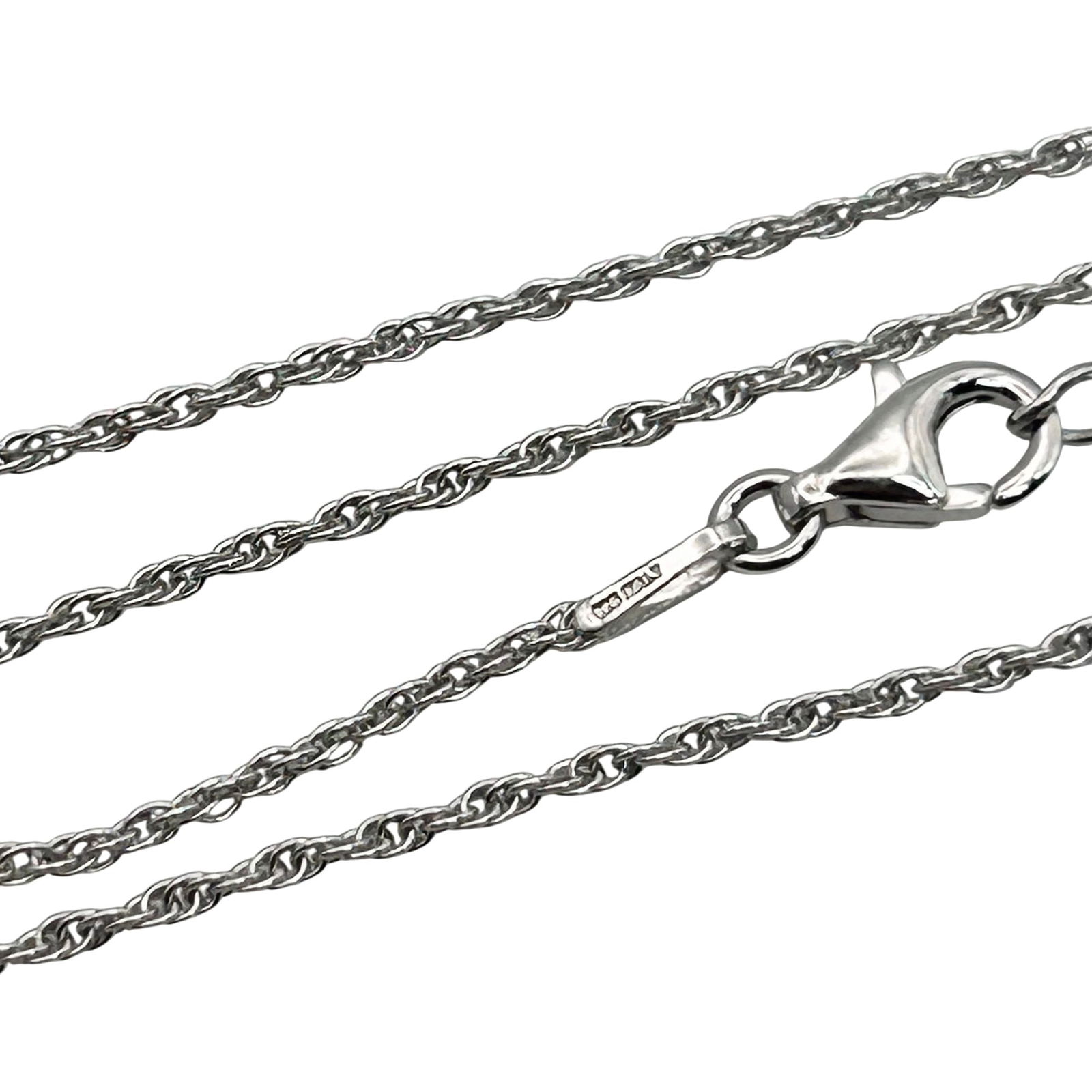 ATI Italy Sterling Adjustable Rope Chain Necklace (1 of 5)