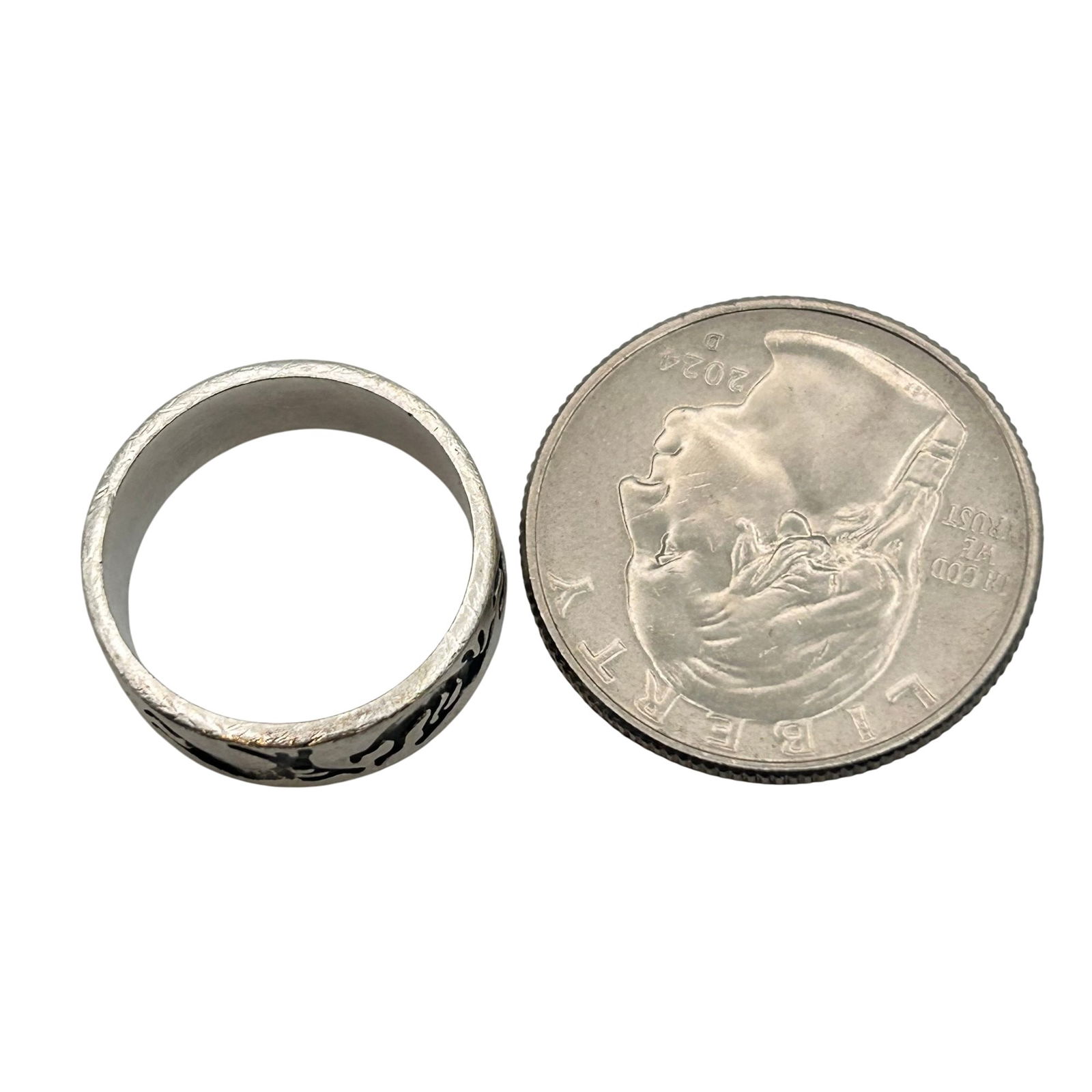 Native Sterling Ring. Size 6 - 3