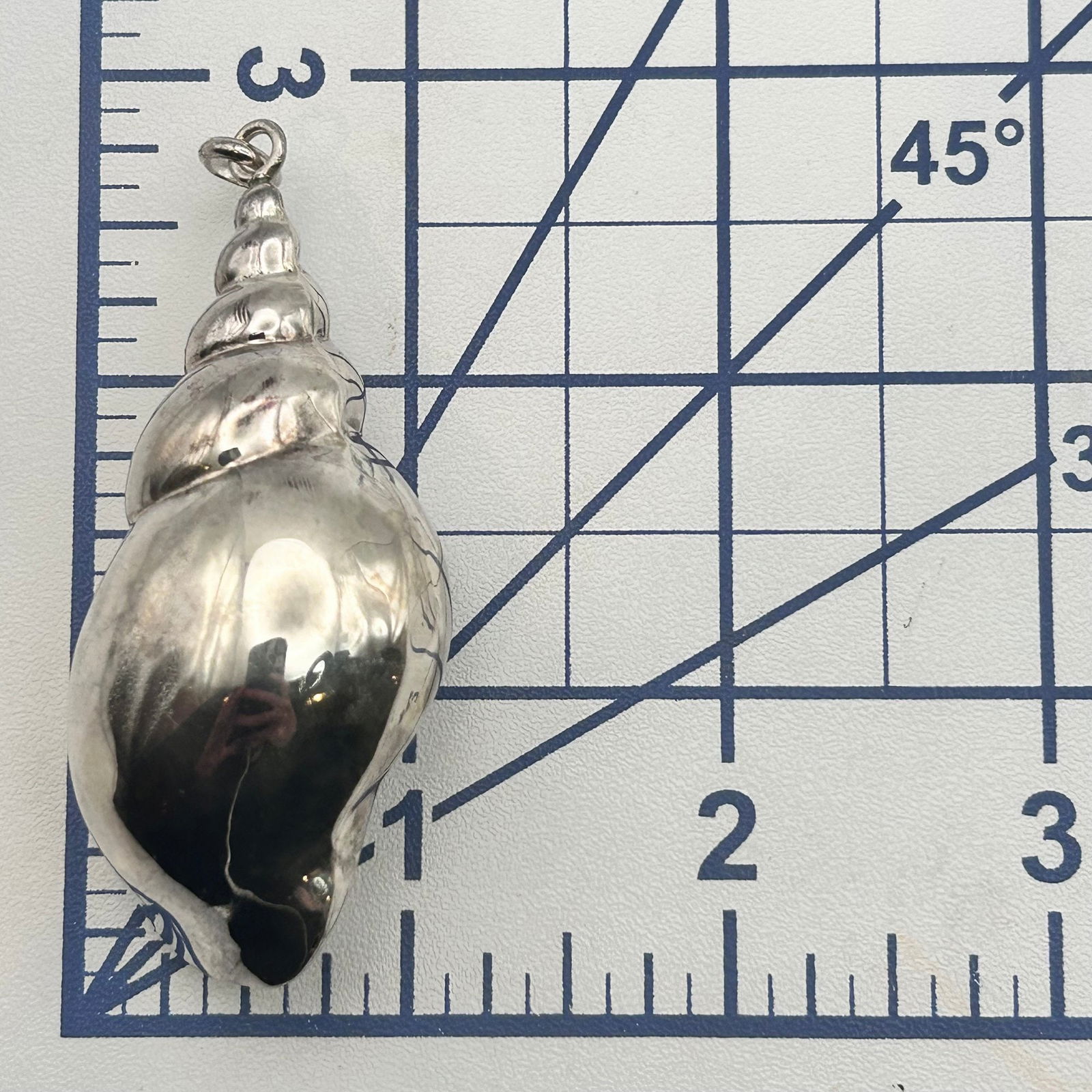 Sterling Shell Pendant - 2