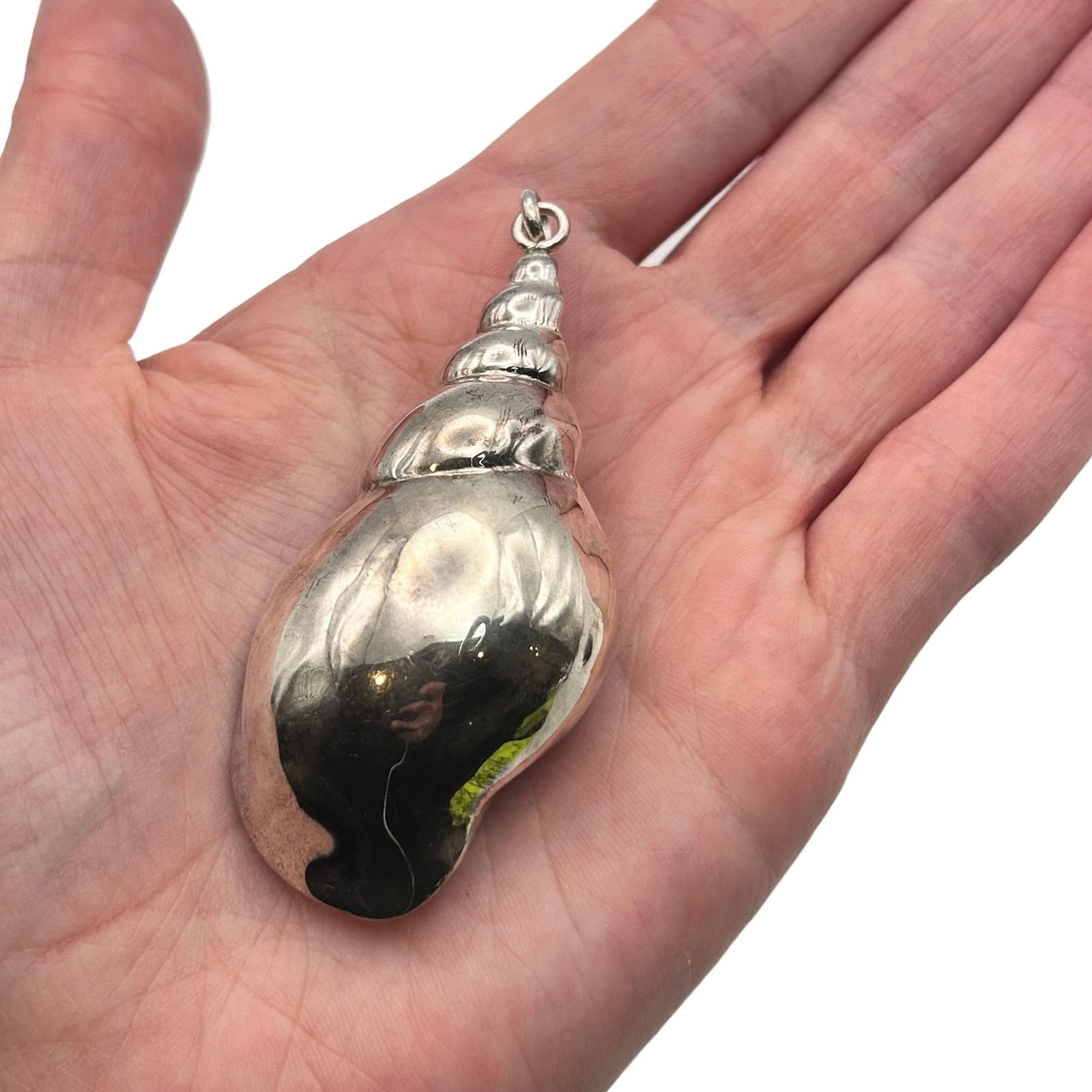 Sterling Shell Pendant - 6
