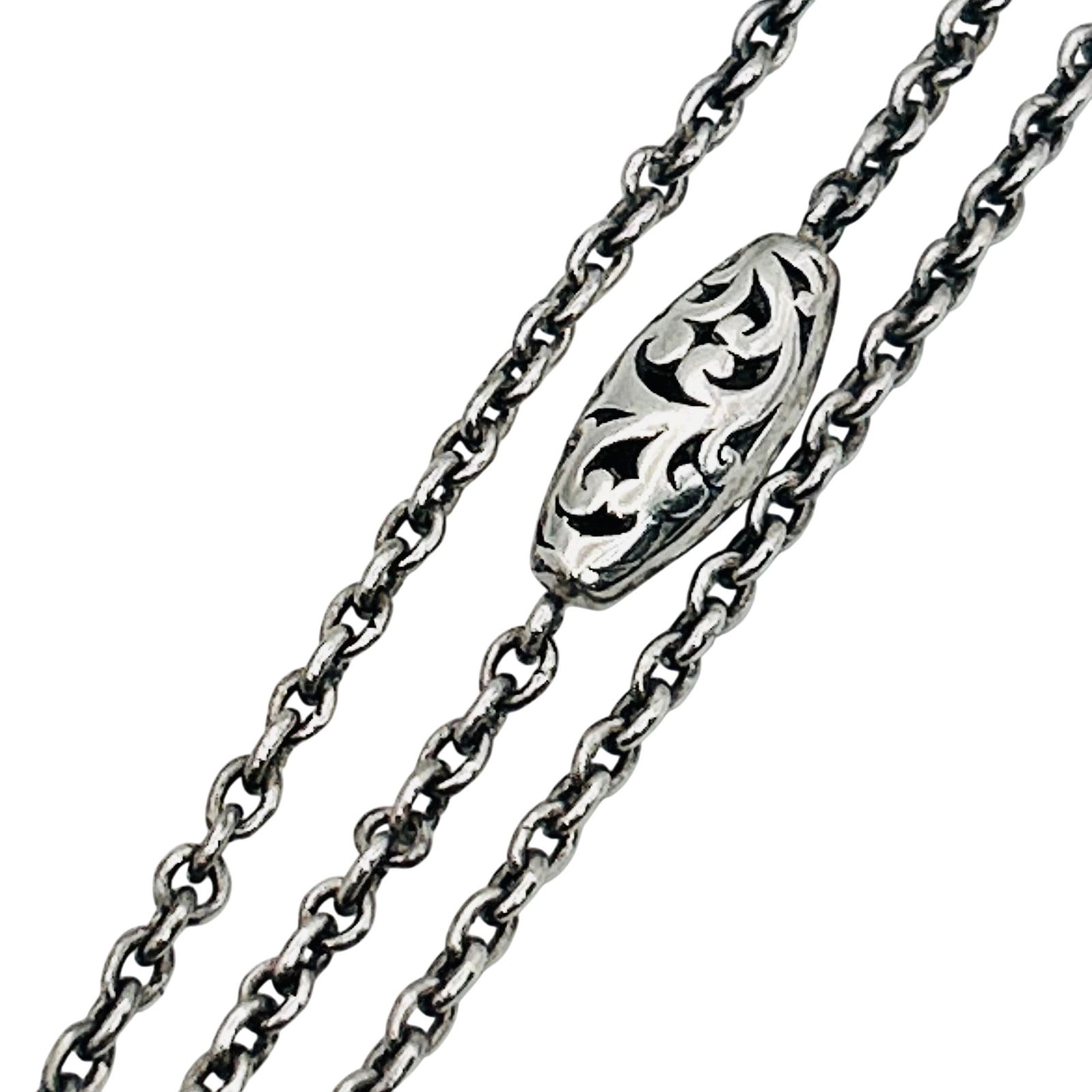 Lois Hill Sterling Triple Cable Chain Toggle Clasp Bracelet (1 of 6)