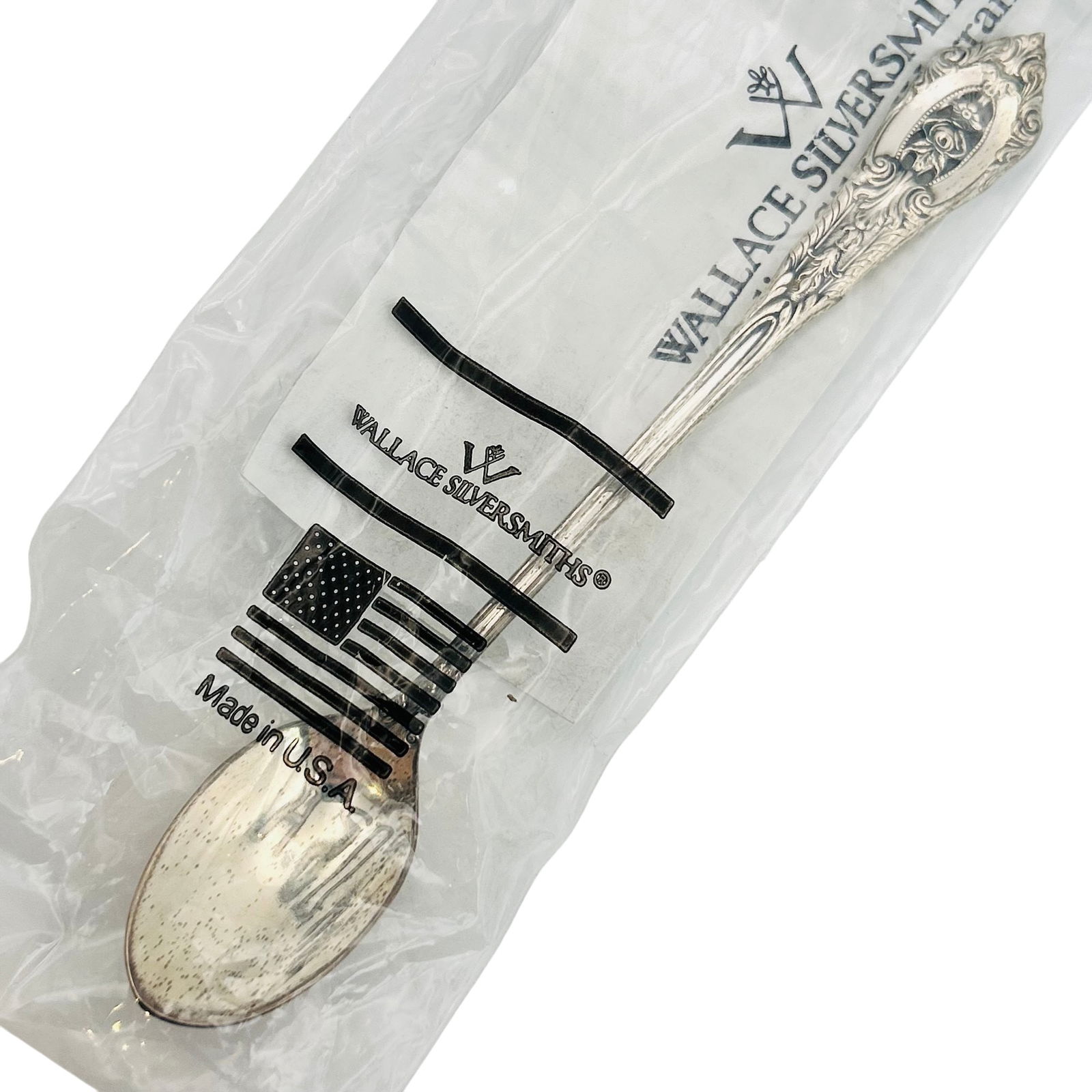 Wallace Silversmith Sterling Spoon. New In Package: Wallace Silversmith Sterling spoon. New in package. 23.70g