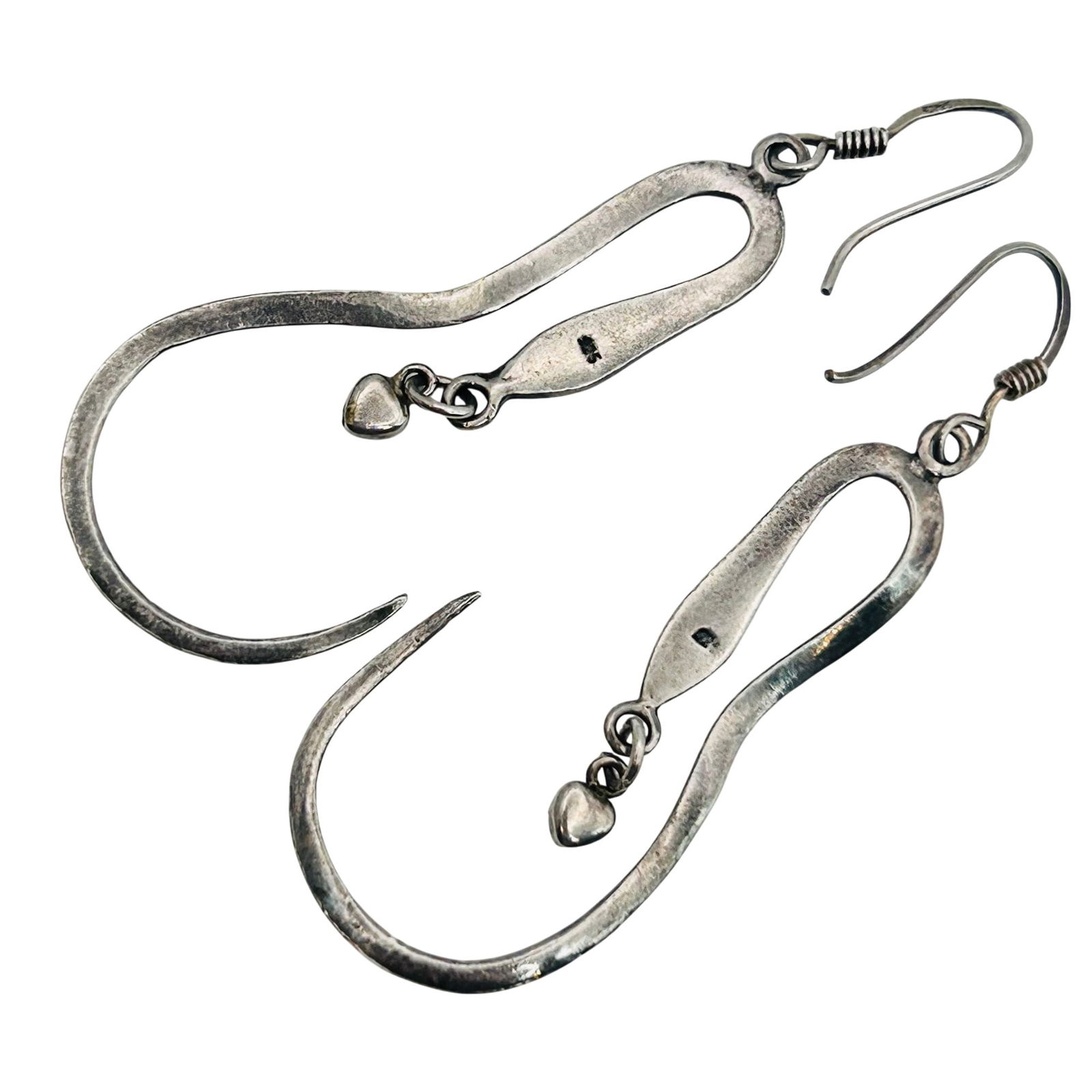 Sterling Snake Hook Back Earrings - 4