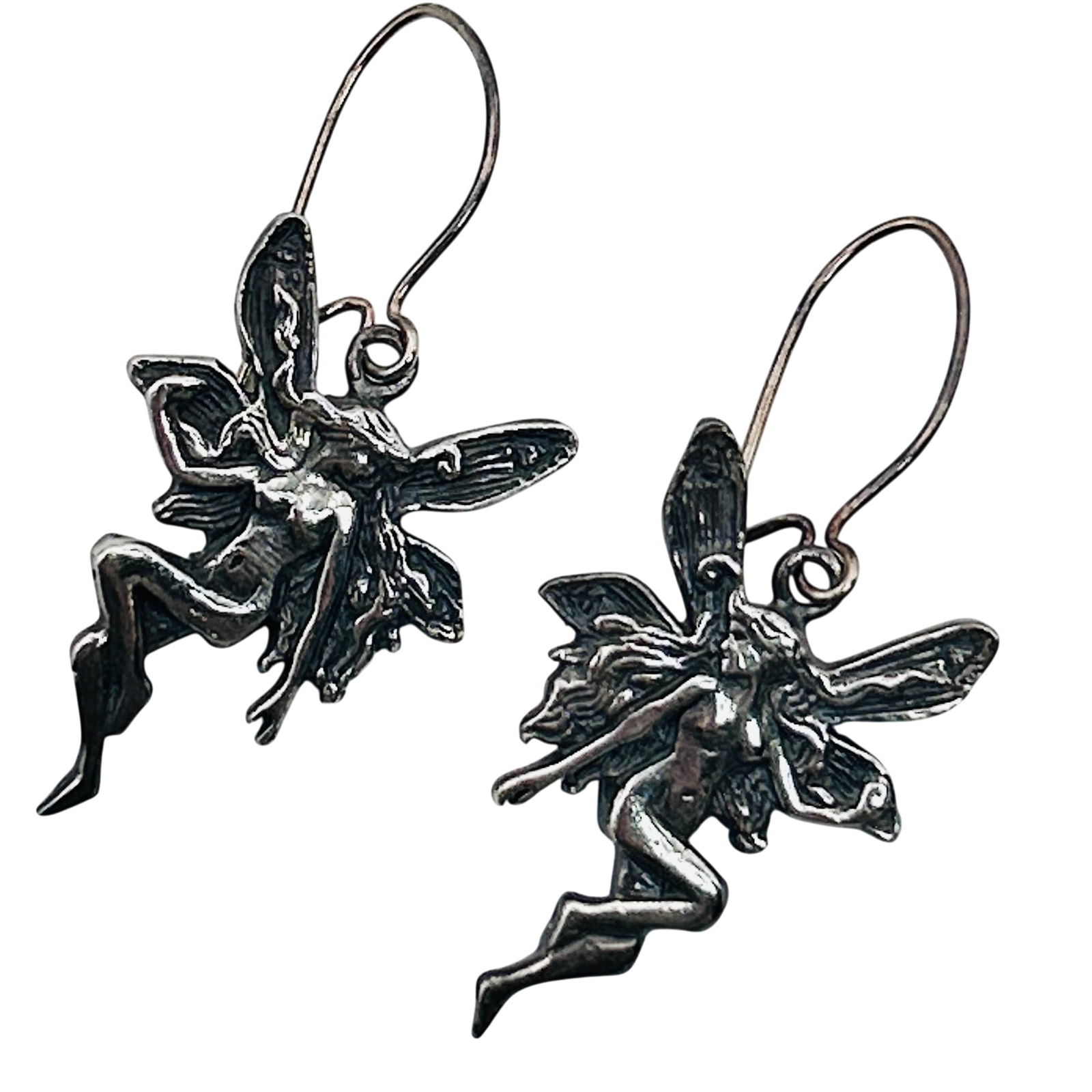 STG Sterling Fairy Earrings: STG Sterling fairy earrings. 3.40g
