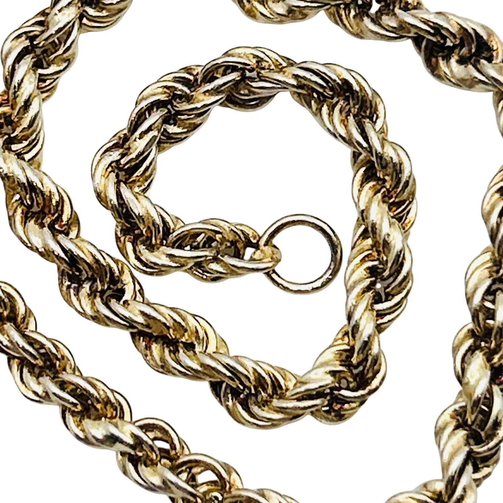 Italy Sterling Rope Chain Bracelet (1 of 7)