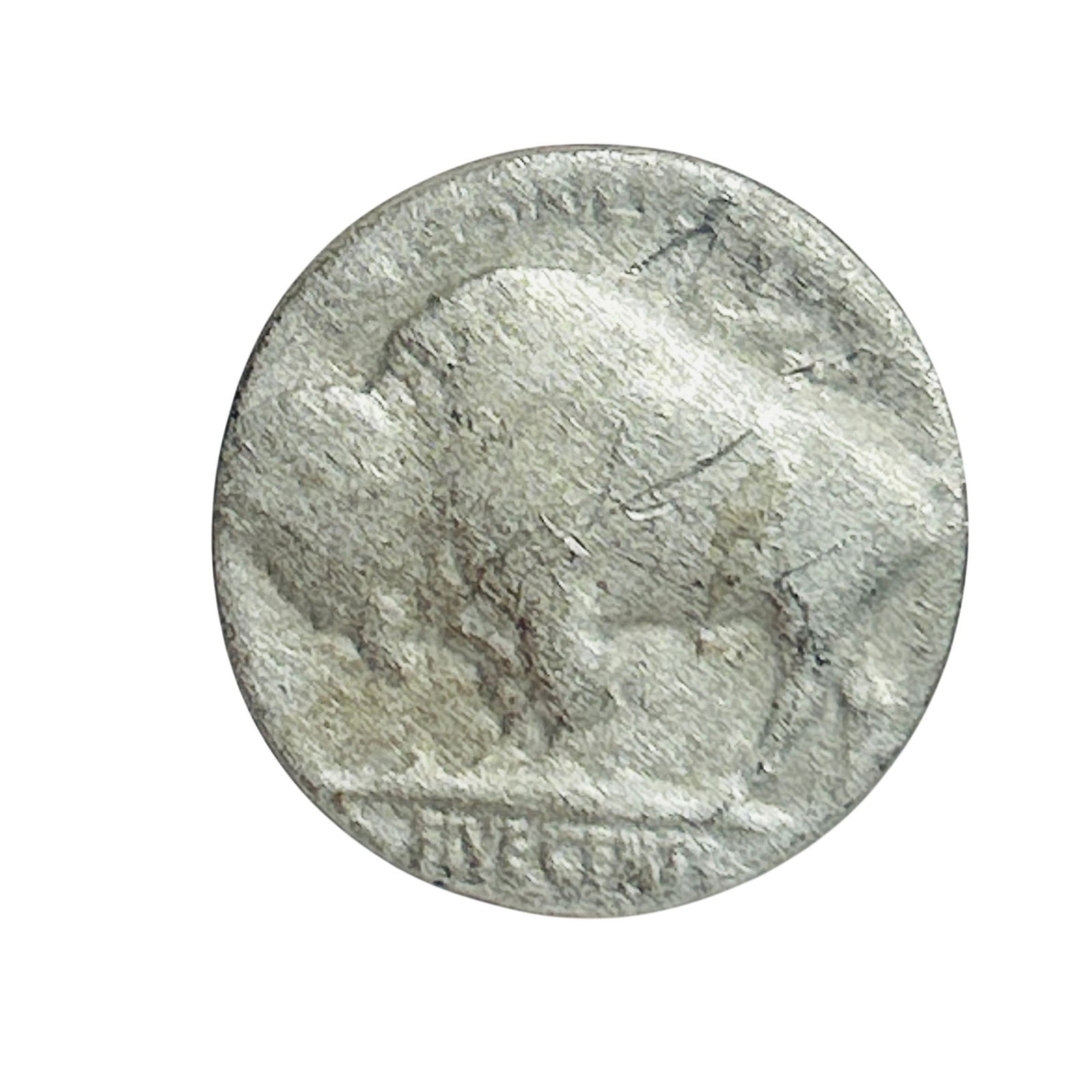 Dali Sterling Buffalo Indian Head Nickel Ring. Size 8: Dali sterling buffalo Indian head nickel ring. Size 8. 6.60 g.