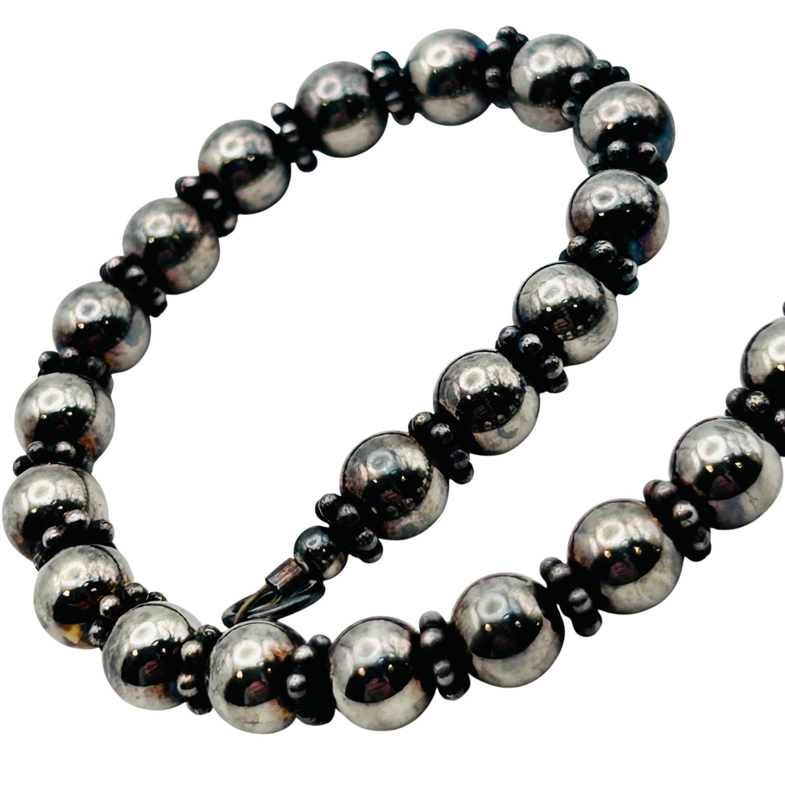 Sterling Bead Chain Necklace (1 of 6)