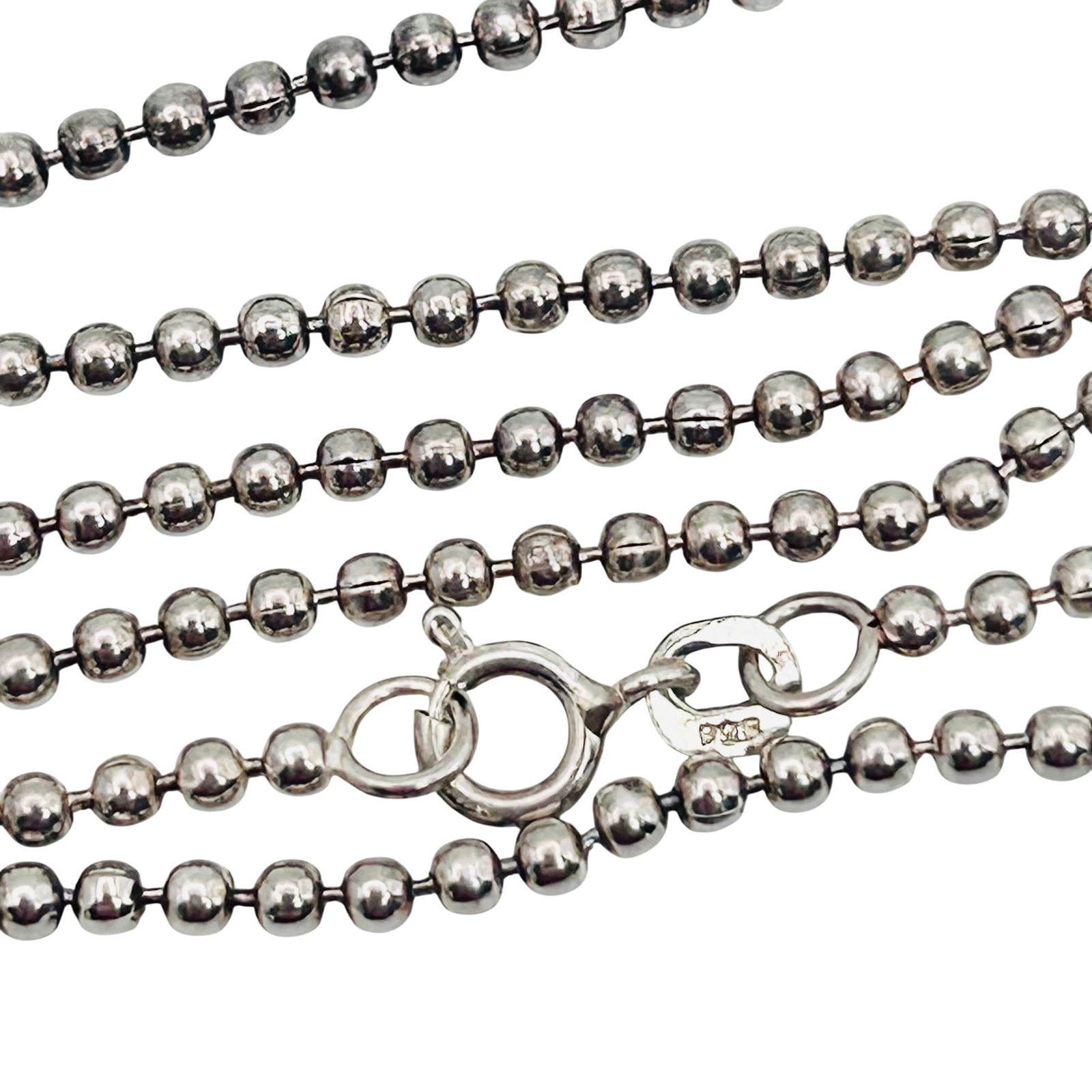 Sterling Bead Chain Necklace (1 of 5)