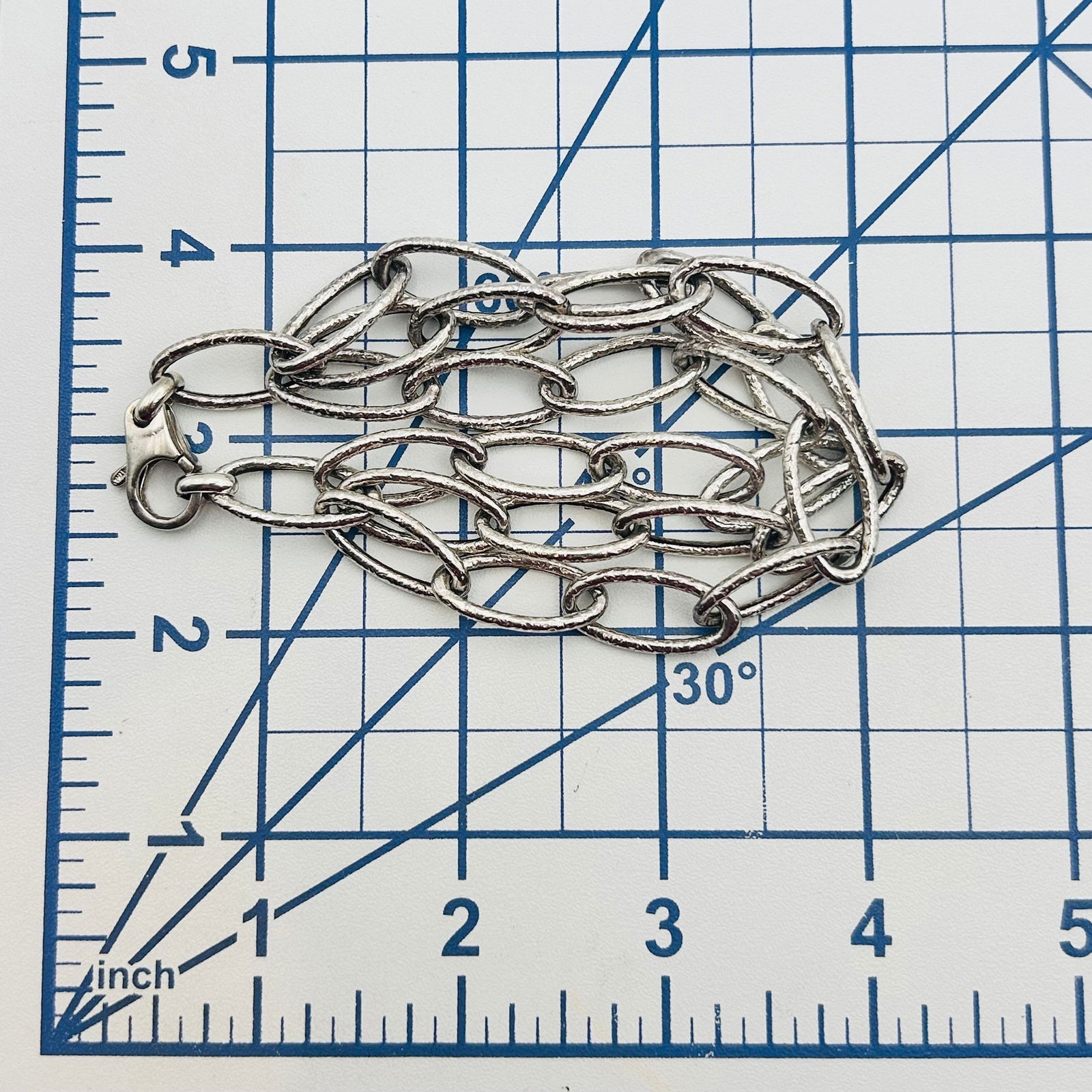 Sterling Multi Link Chain Bracelet - 2