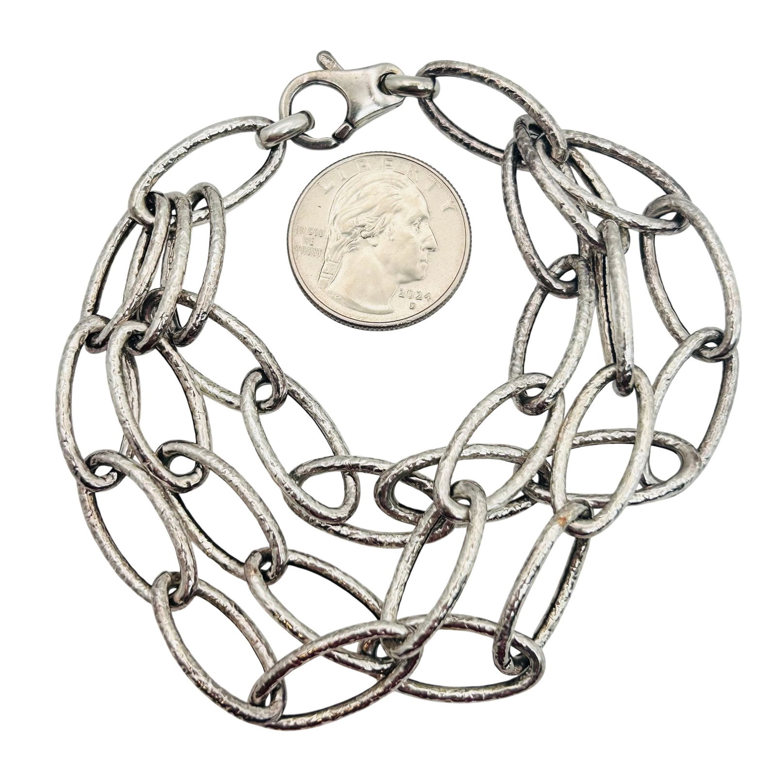 Sterling Multi Link Chain Bracelet - 3